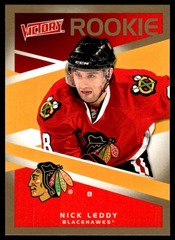 2010-11 Upper Deck Victory Rookie RC Gold Nick Leddy #345